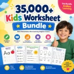 35,000+ Kids Worksheet Bundle
